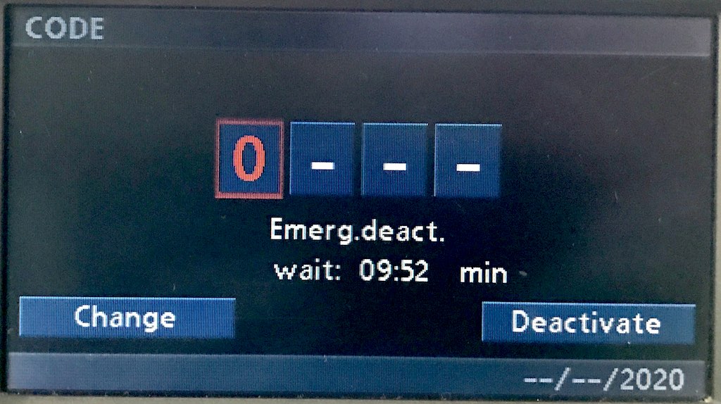 Code: Emergency Deactivation