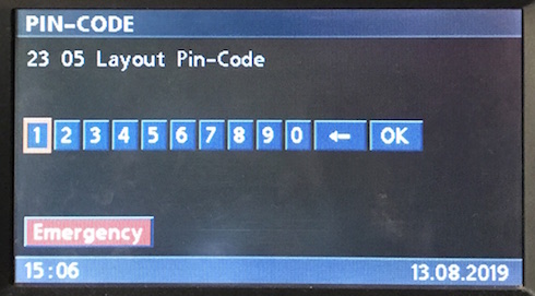 Create Pin-Code Layout
